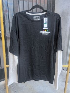 Daily Paper x Converse Men's Thermal Long-Sleeve T-Shirt